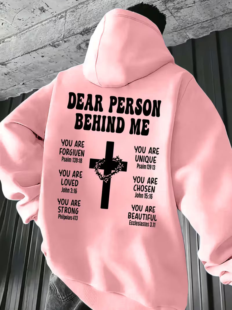 Faith-Inspired Men's Hooded Sweatshirt