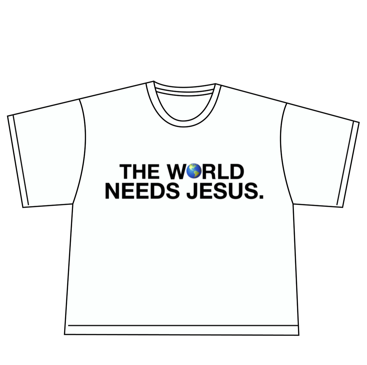 The World Needs Jesus Tee