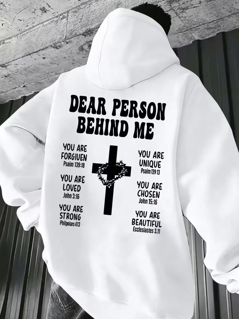 Faith-Inspired Men's Hooded Sweatshirt