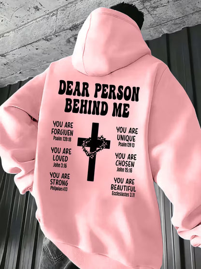 Faith-Inspired Men's Hooded Sweatshirt