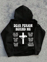 Faith-Inspired Men's Hooded Sweatshirt