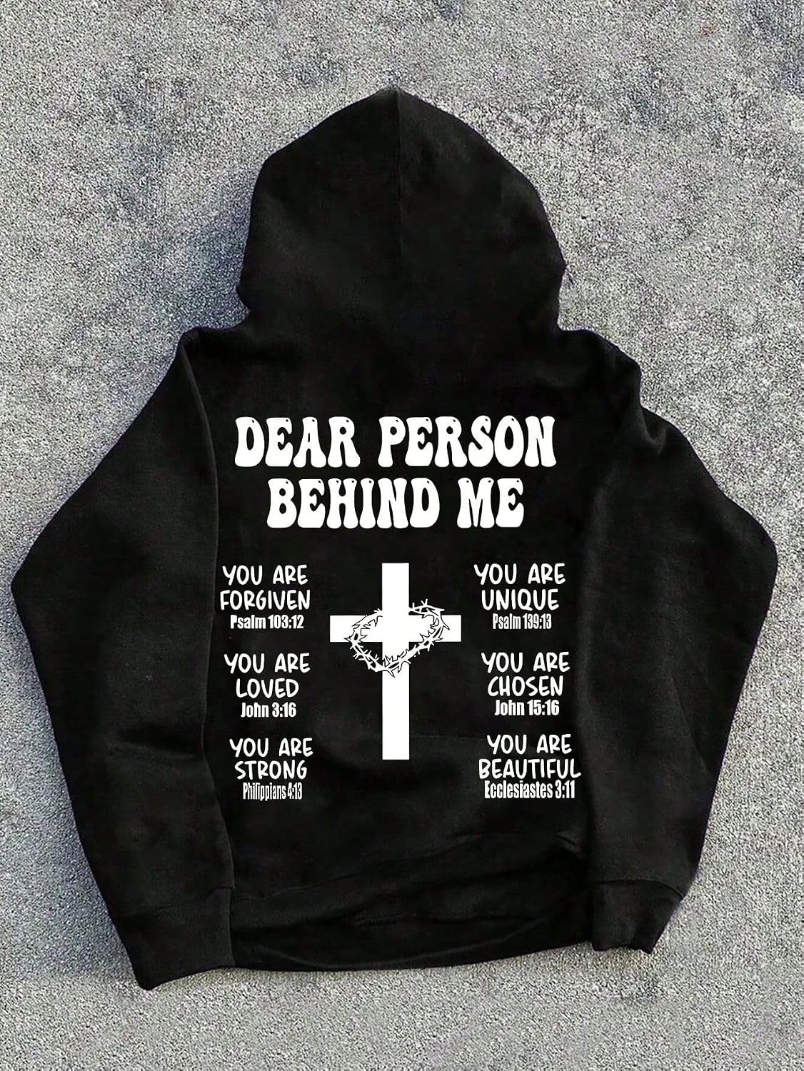 Faith-Inspired Men's Hooded Sweatshirt
